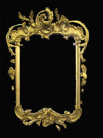 Small English Gilt Wall Mirror